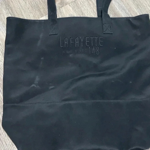 Lafayette 148 new york black tote bag - Picture 3 of 6